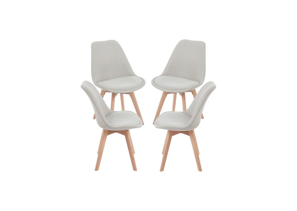 Pack 4 Sillas Synk Tela - Packs Sillas Comedor