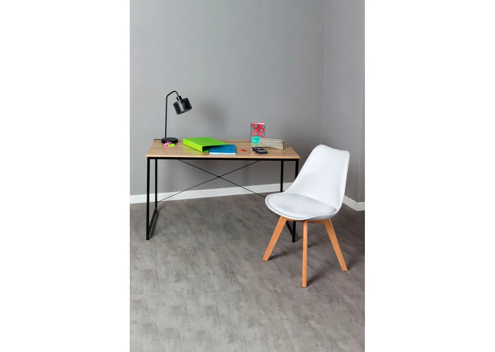 Conjunto Escritorio Dek y Silla Synk Basic - Muebles