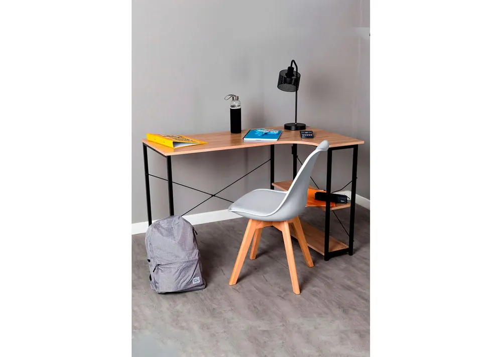 Conjunto Escritorio Estik y Silla Synk Basic - Muebles