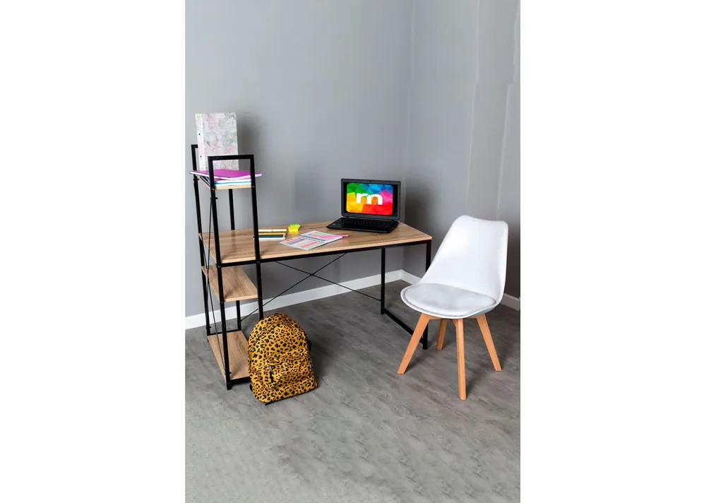 Conjunto Escritorio Kecil y Silla Synk Basic - Muebles