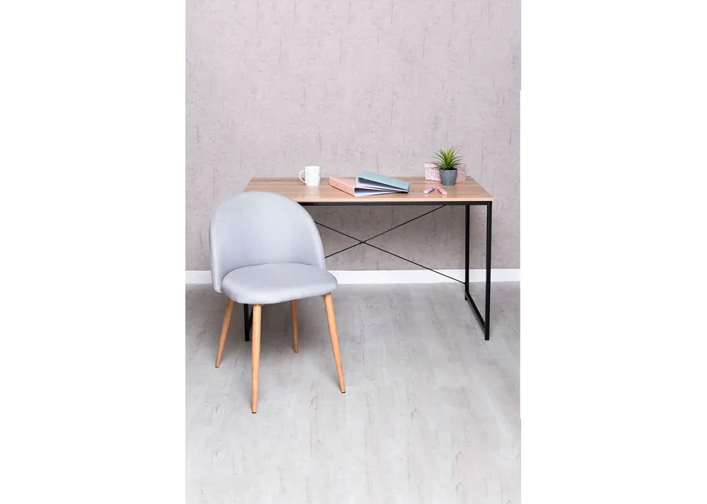 Conjunto Escritorio Dek y Silla Vint Tela - Muebles