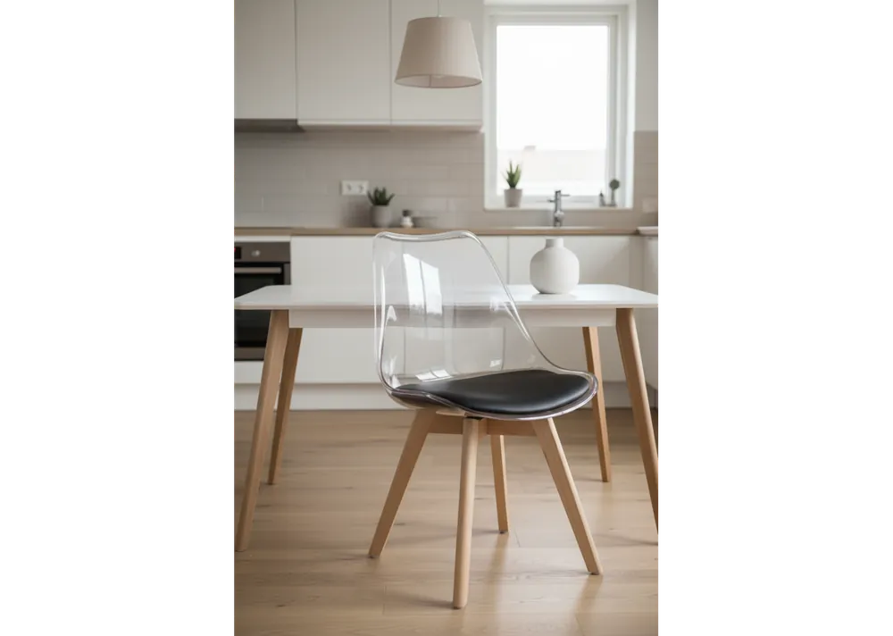 Silla Synk Transparente Asiento - Sillas