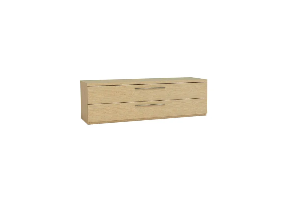 Módulo TV 2 Cajones Ceniza - Muebles