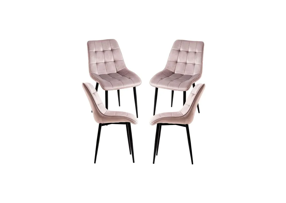 Pack 4 Sillas Cade Terciopelo - Packs Sillas Comedor