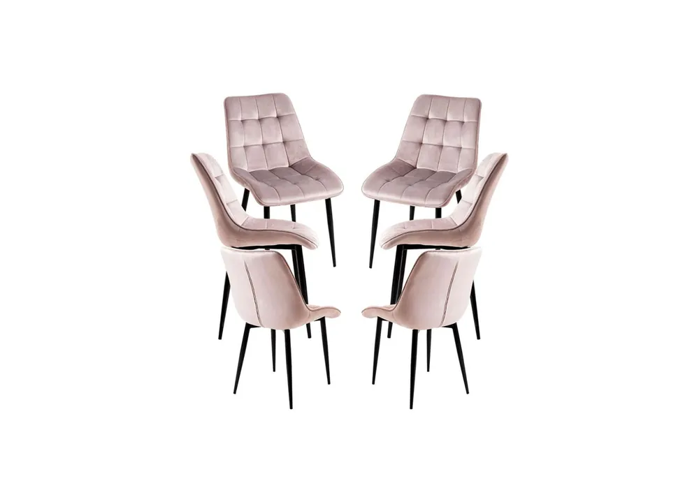 Pack 6 Sillas Cade Terciopelo - Packs Sillas Comedor