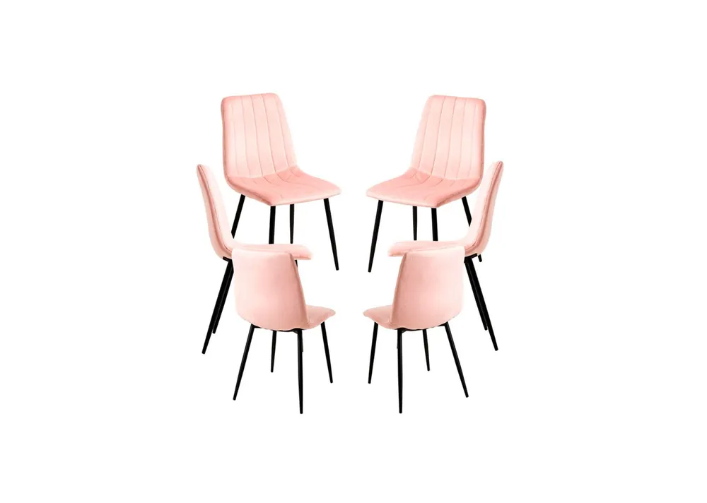 Pack 6 Sillas Liny Terciopelo - Packs Sillas Comedor