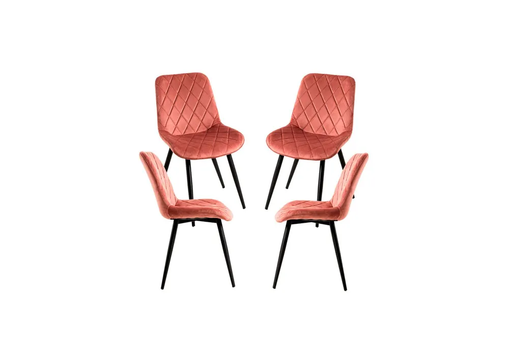 Pack 4 Sillas Min Terciopelo - Packs Sillas Comedor