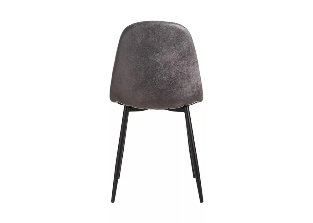 Pack 2 Sillas Black Teok Polipiel - Packs Sillas Comedor