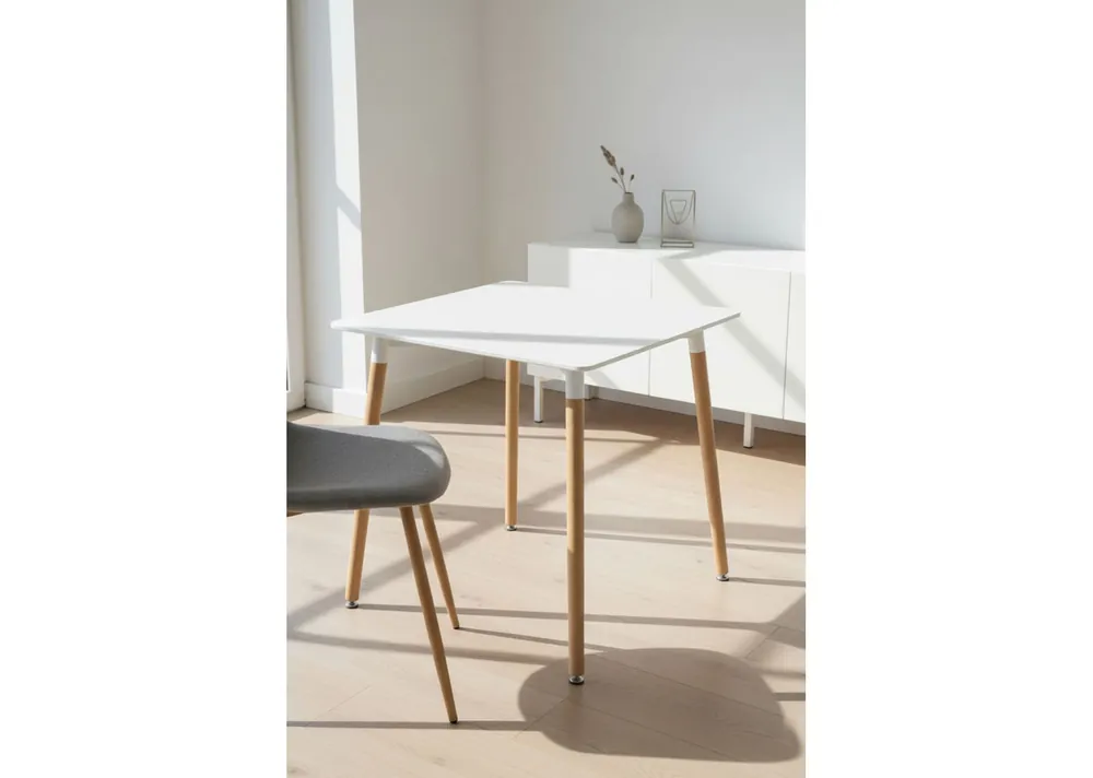 Mesa Tower Cuadrada 70 cm - Estilo Nórdico