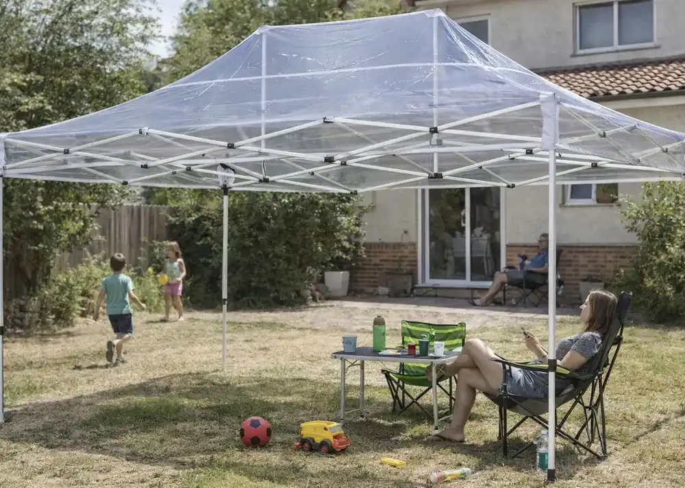 Carpa 3x4,5 Master Transparente - Carpas Plegables