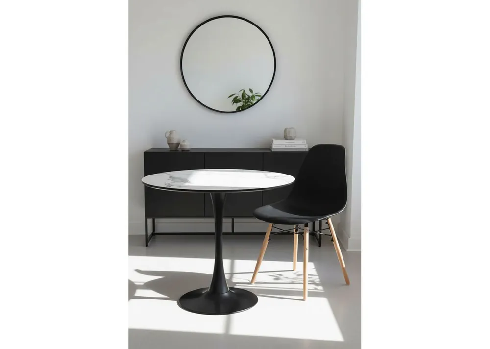 Mesa Kolio 90 cm Mármol - Mesas
