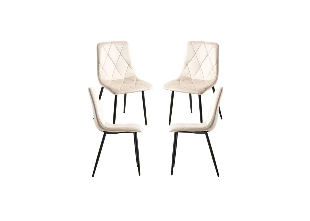 Pack 4 Sillas Lyke Terciopelo - Packs Sillas Comedor