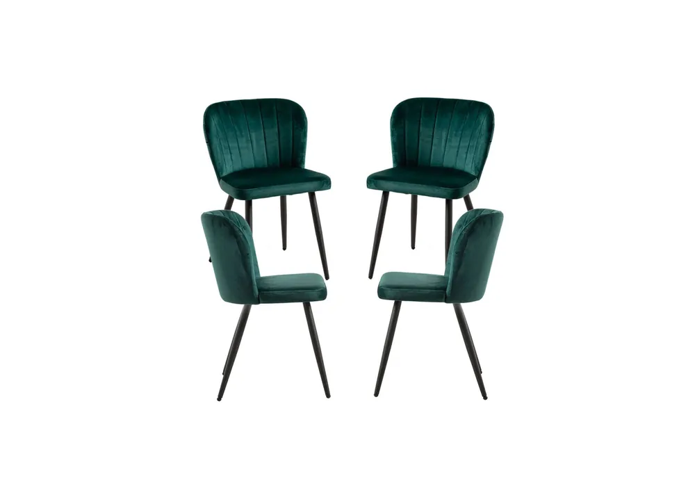 Pack 4 Sillas Luk Terciopelo - Packs Sillas Comedor