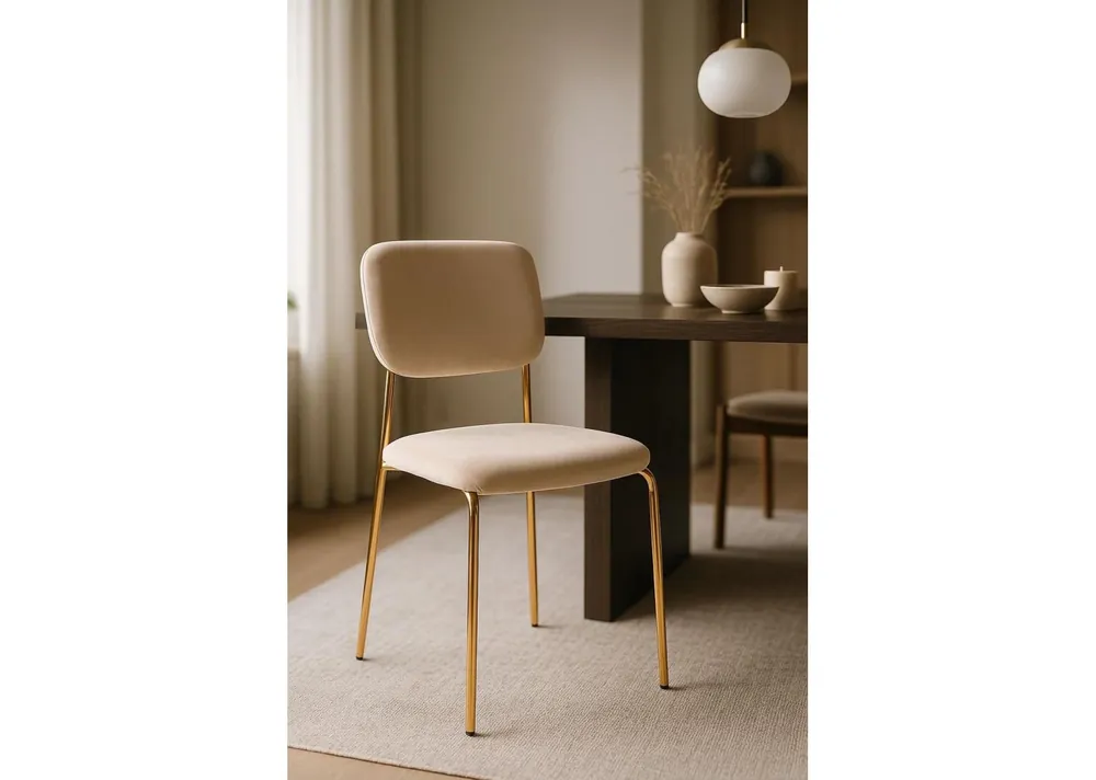 Silla Selin Golden Terciopelo - Sillas