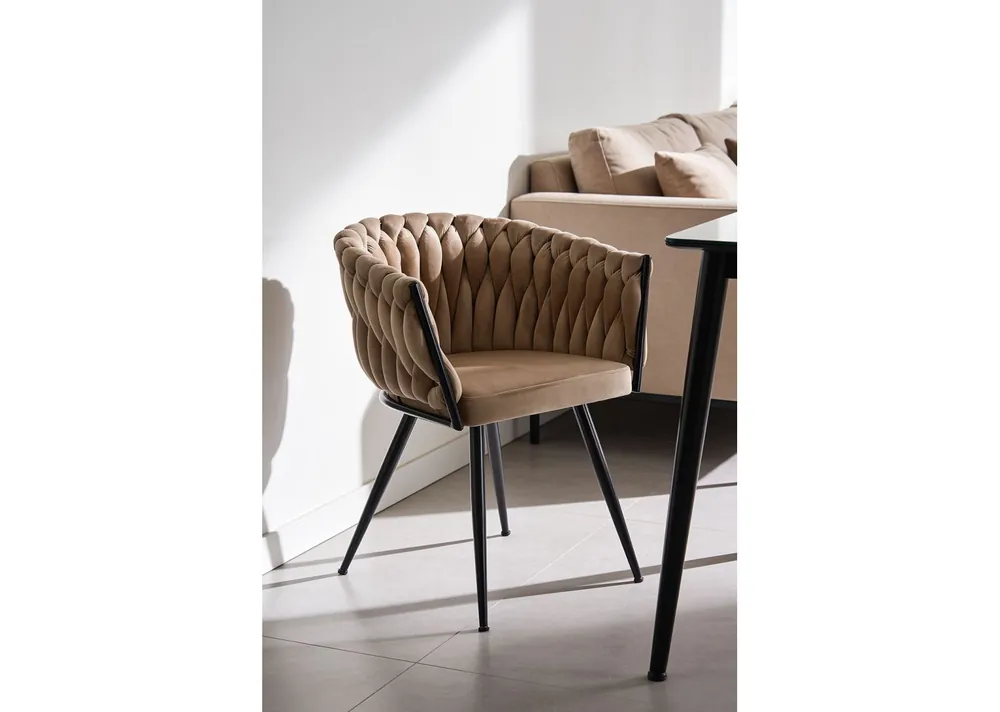 Silla Widny Black Terciopelo - Sillas
