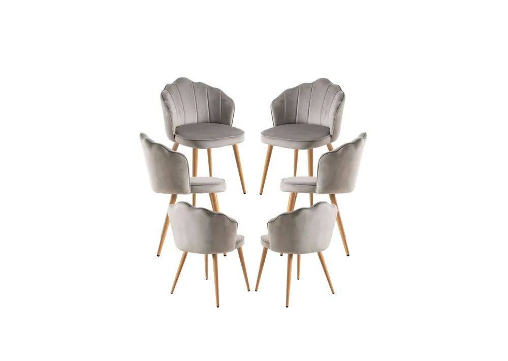 Pack 6 Sillas Blume Terciopelo - Packs Sillas Comedor