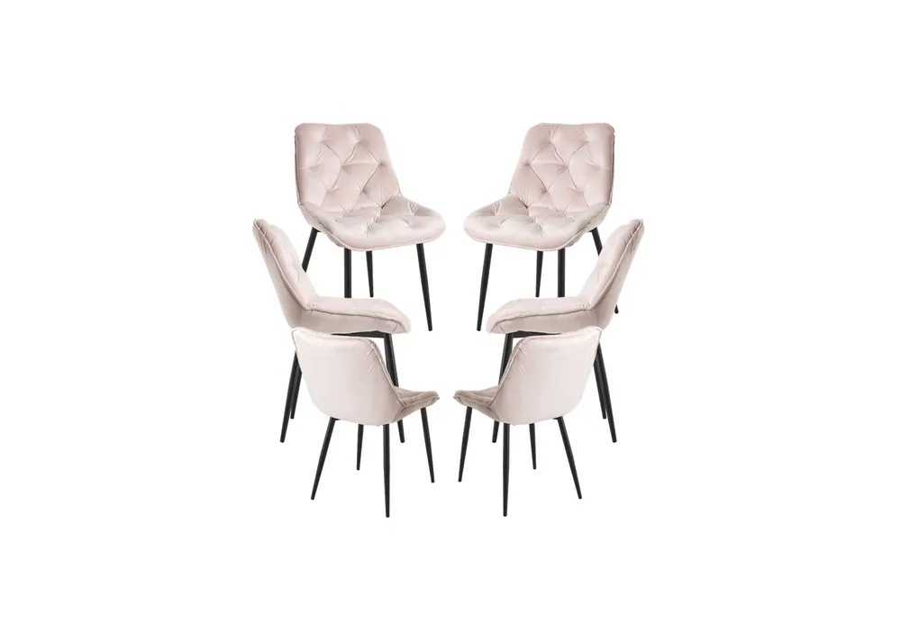 Pack 6 Sillas Miska Terciopelo - Packs Sillas Comedor