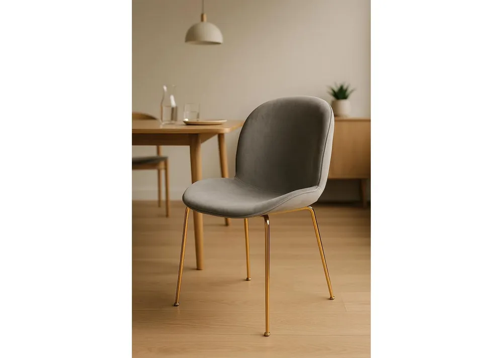 Silla Bille Golden Terciopelo - Sillas