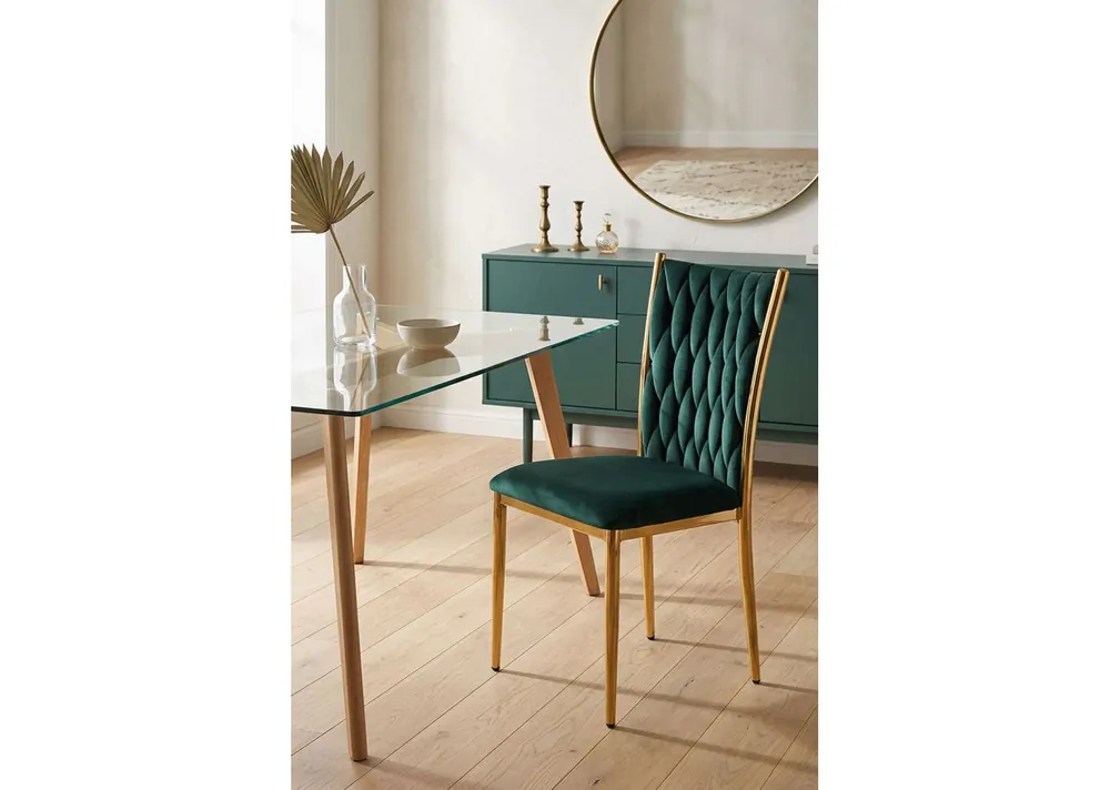 Silla Wiwen Golden Terciopelo - Sillas