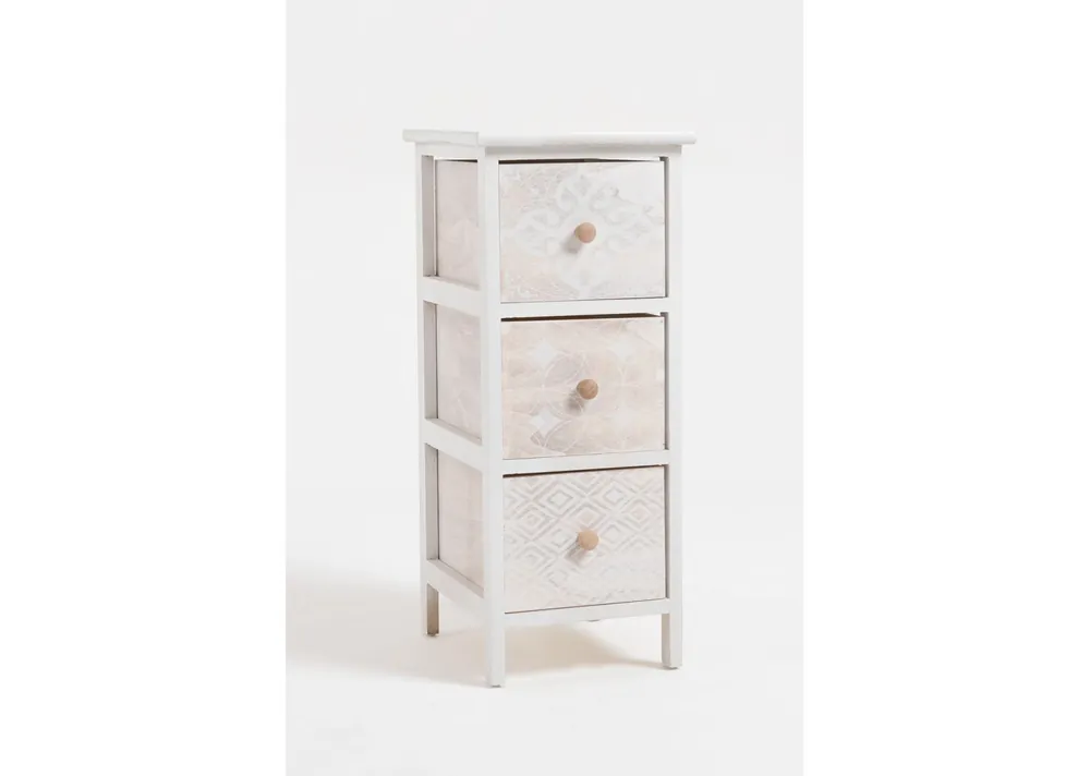 Cajonera Mabet Estrecha 3 Cajones - Muebles