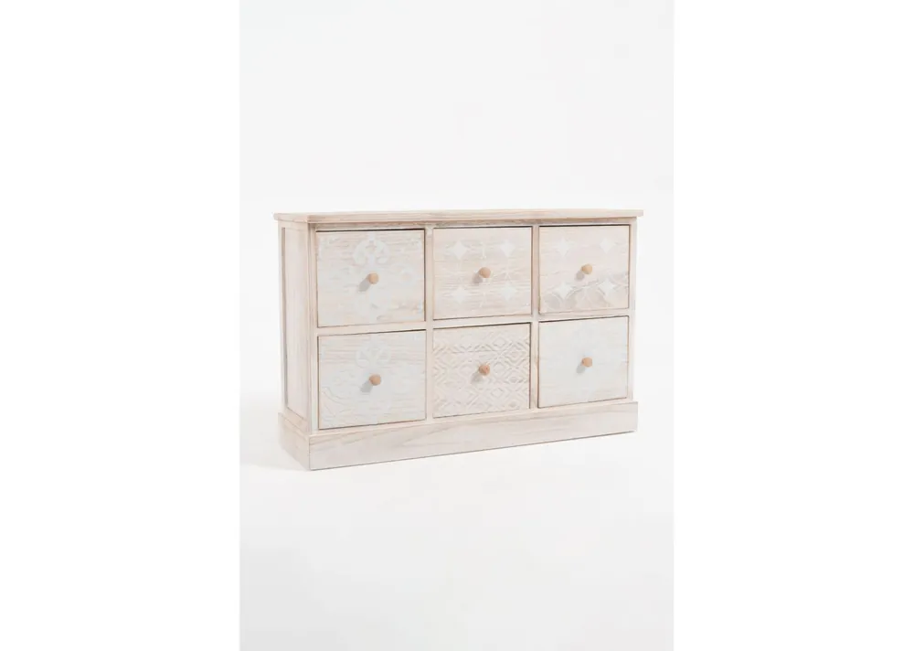 Cajonera Dasori Baja 6 Cajones - Muebles