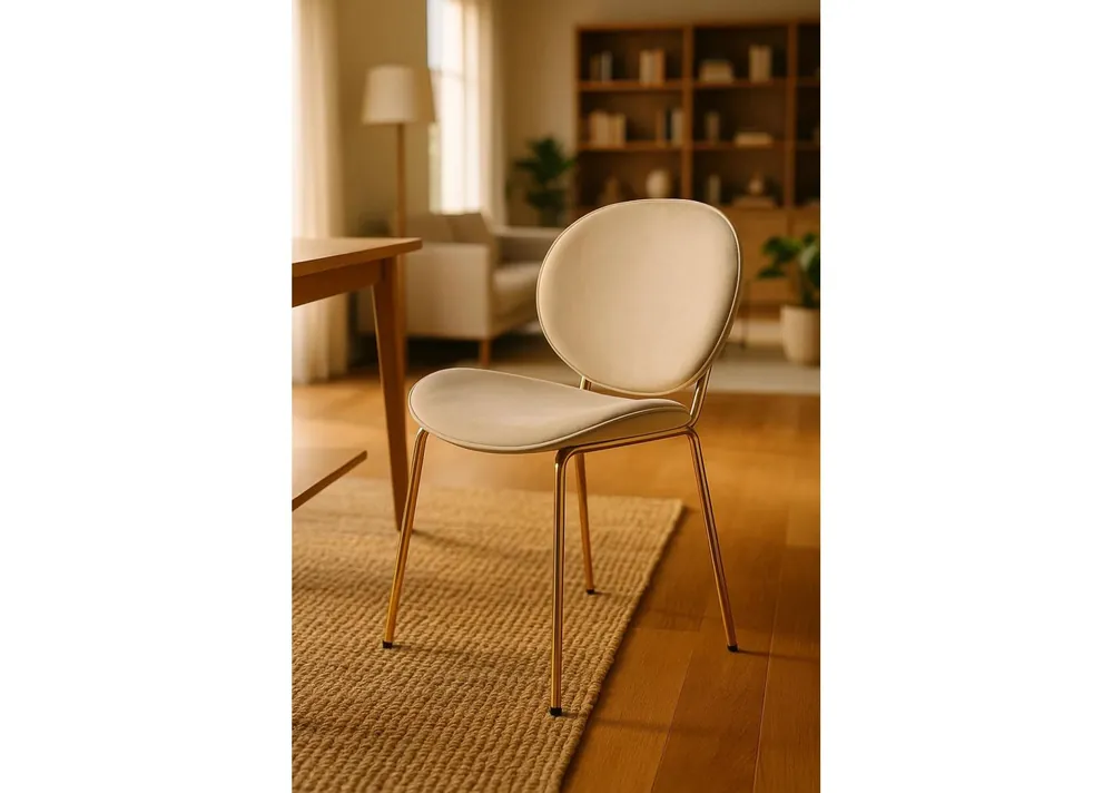 Silla Garry Golden Terciopelo - Sillas