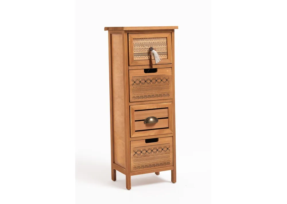 Mueble Auxiliar Yoti 4 Cajones - Muebles