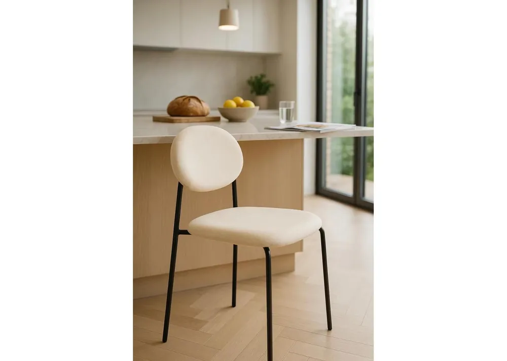 Silla Mida Black Terciopelo - Sillas