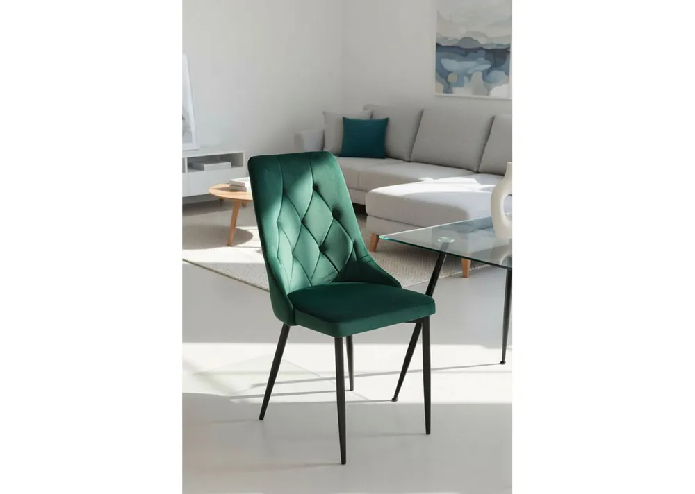 Silla Dolphin Black Terciopelo - Sillas