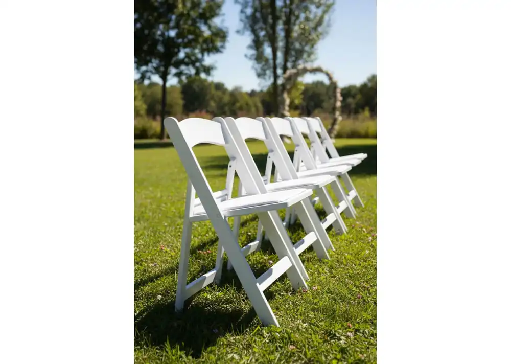 Pack 4 Sillas Gala Plegable con Cojín efecto Madera