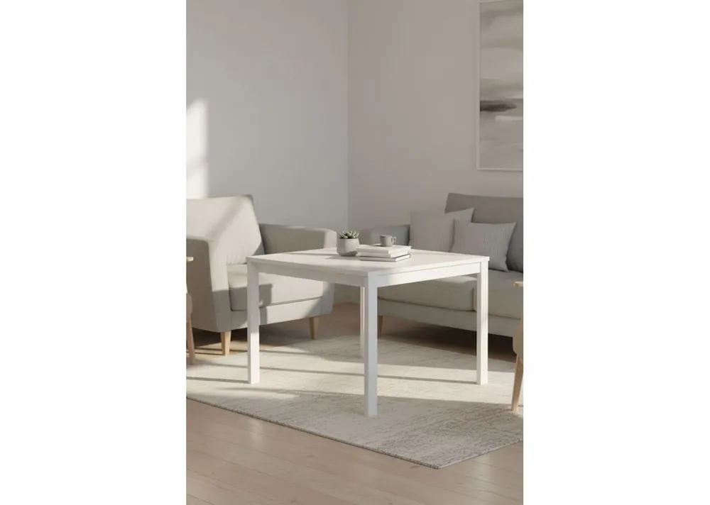 Mesa Centro Tian 60x60cm Blanca - Mesas