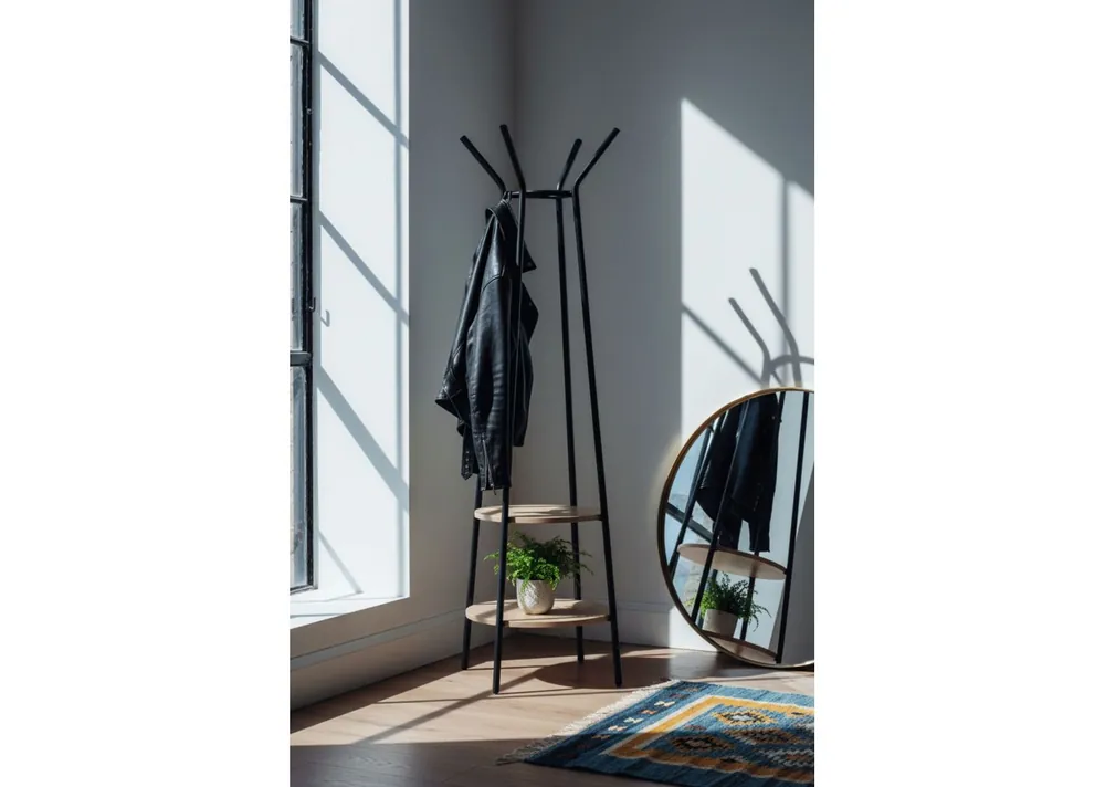 Perchero 2 Estantantes Lilik - Muebles
