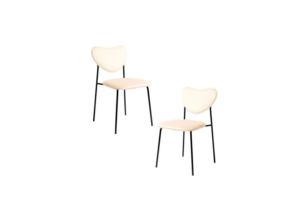 Pack 2 Sillas Cora Black Terciopelo - Packs Sillas Comedor