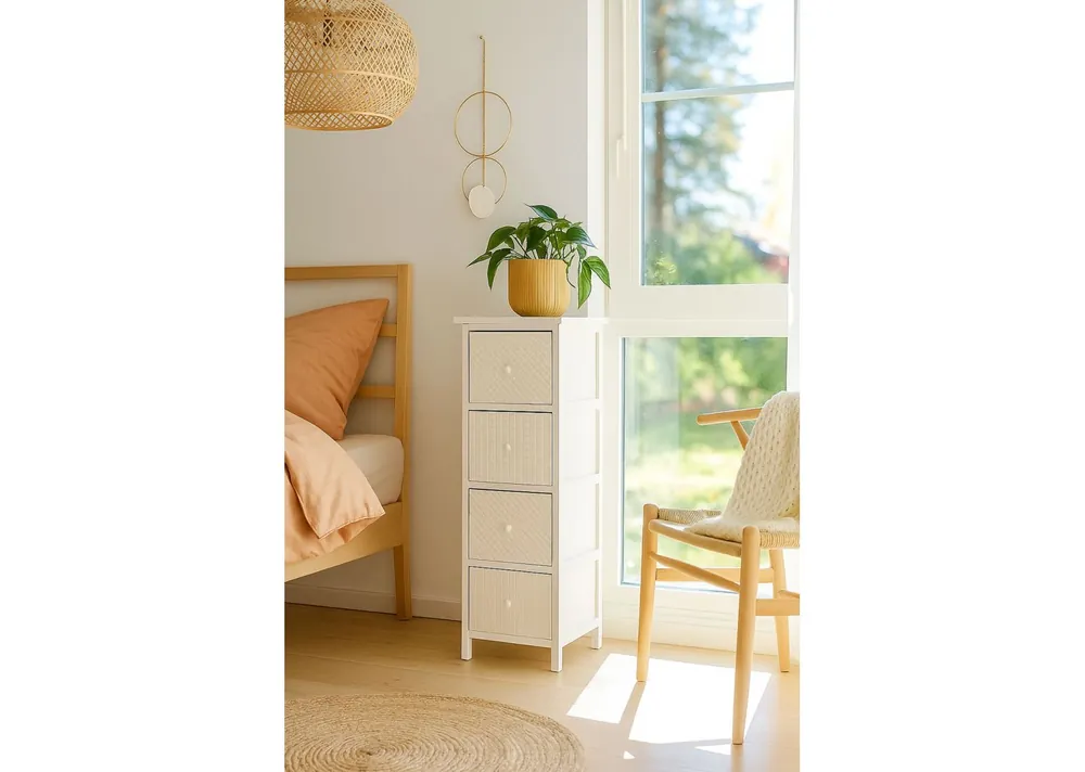 Cajonera Estrecha Clypto 4 Cajones - Muebles