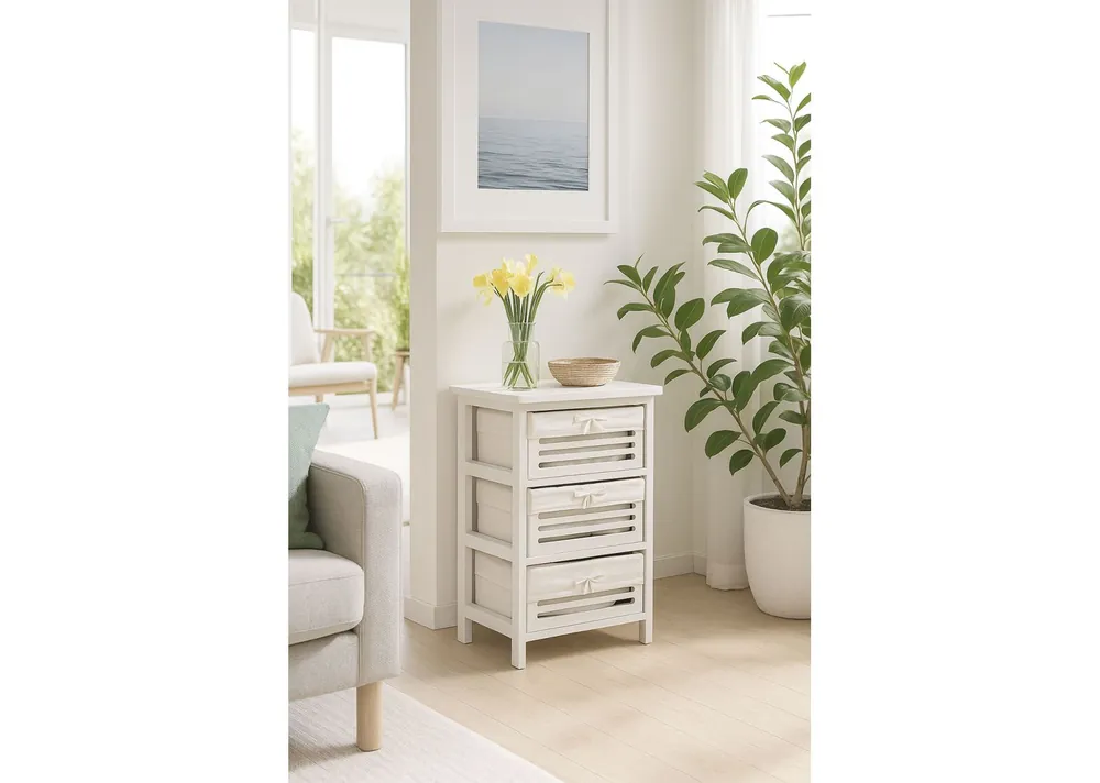 Cajonera Ancha Kirota 3 Cajones - Muebles
