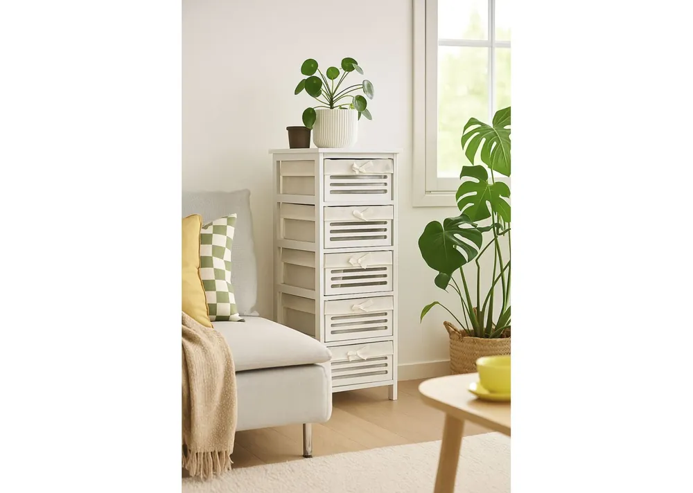 Cajonera Ancha Kirota 5 Cajones - Muebles