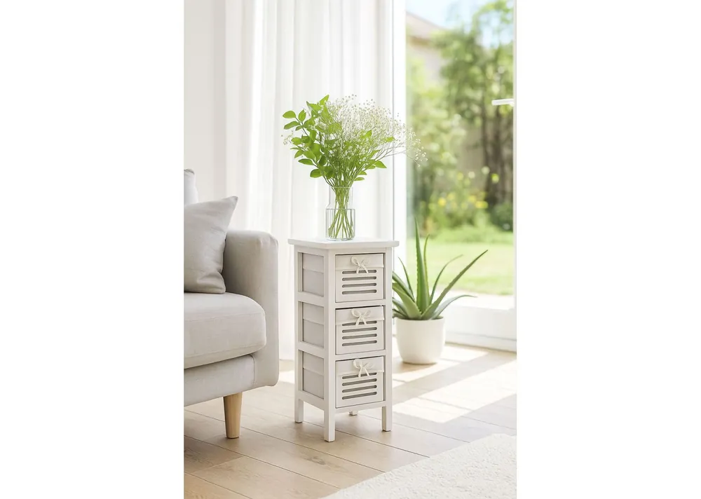 Cajonera Estrecha Kirota 3 Cajones - Muebles