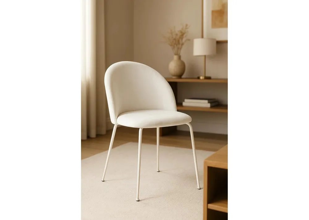 Silla White Dalnia Terciopelo - Sillas