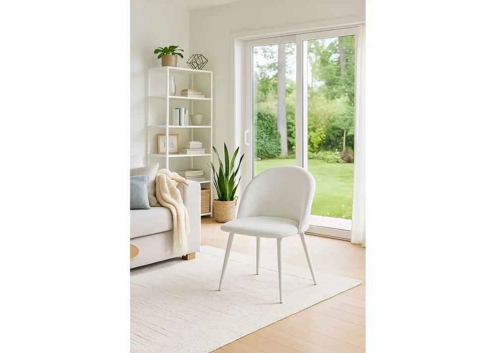 Silla White Vint Terciopelo - Sillas