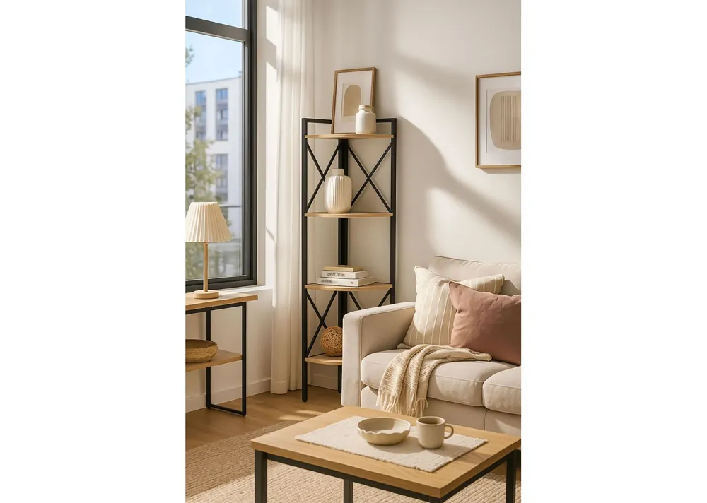 Estantería Rinconera Lesly - Muebles