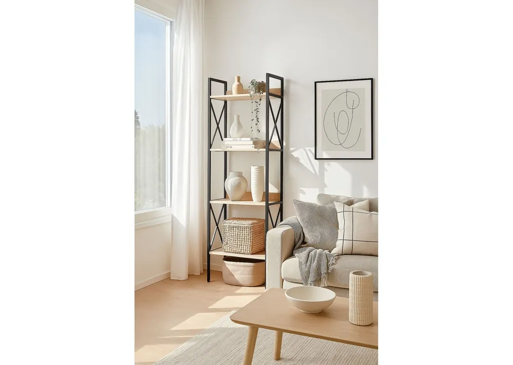 Estanteria Lesly 4 Estantes - Muebles