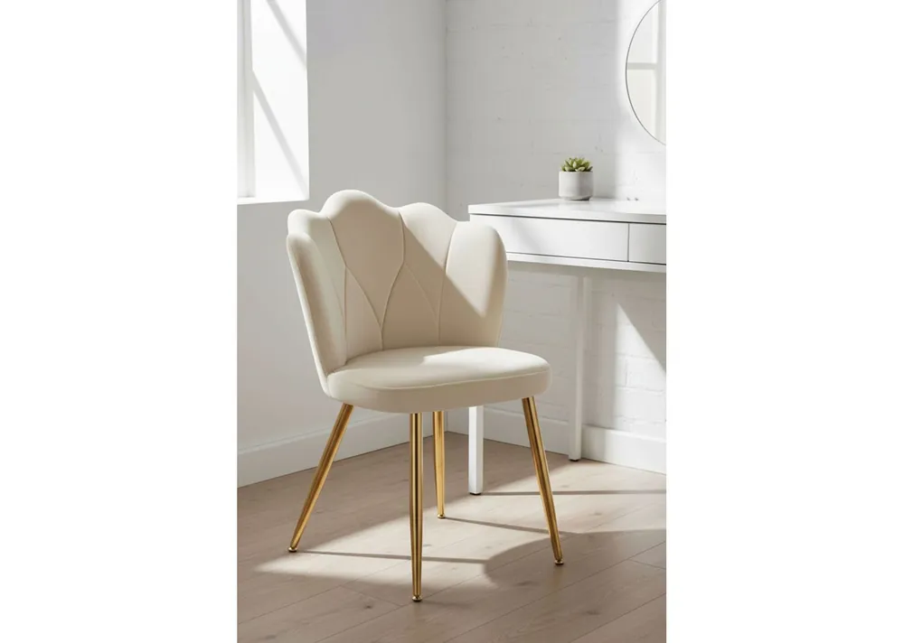 Silla Olyra Golden Terciopelo - Sillas