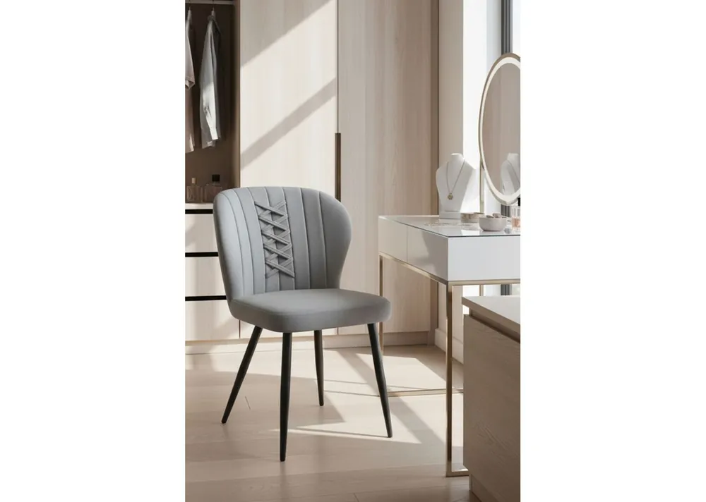 Silla Zarena Black Terciopelo - Sillas