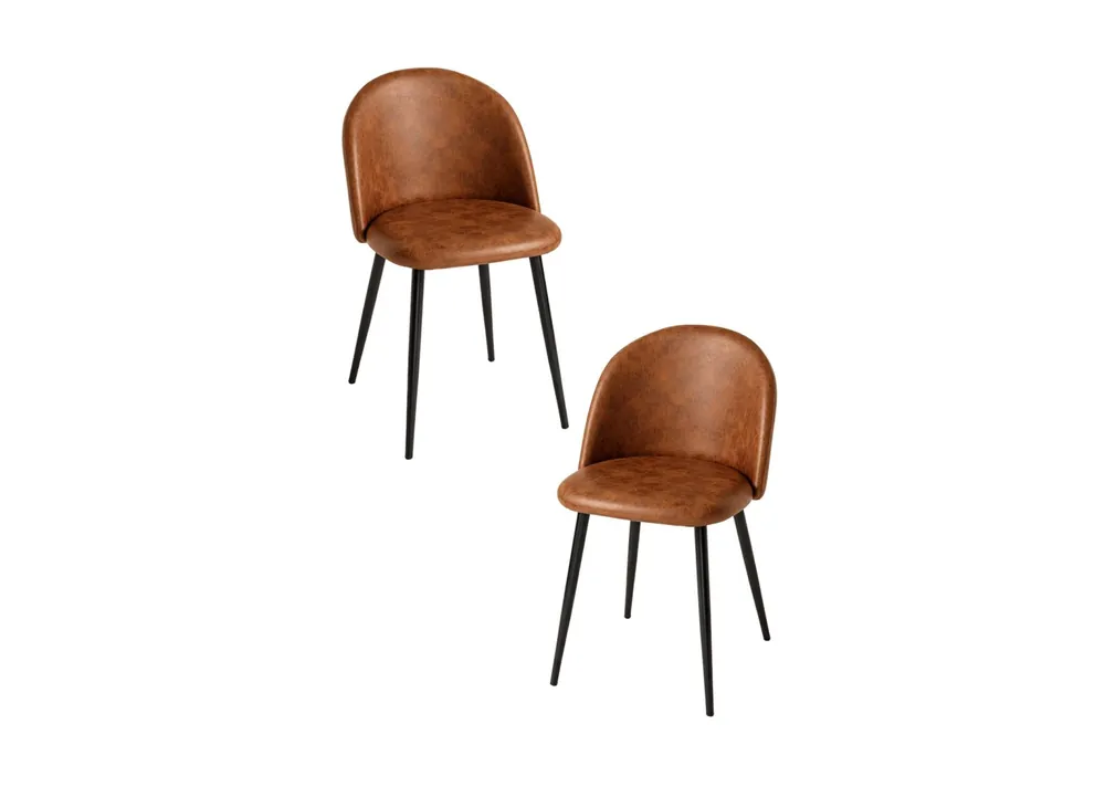 Pack 2 Sillas Black Vint Polipiel Vintage - Packs Sillas Comedor