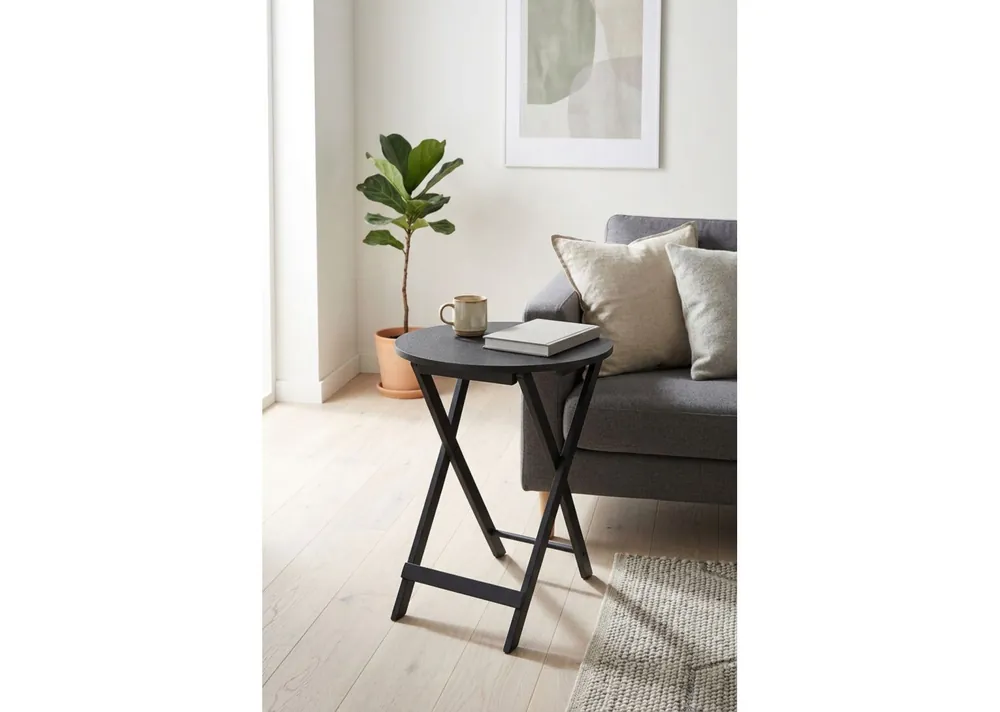 Mesita Auxiliar Plegable Madera Tera 40 cm - Mesas