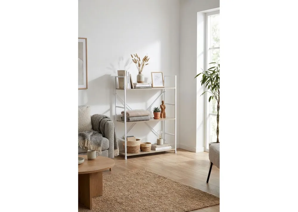 Estantería Fina 3 Niveles - Muebles