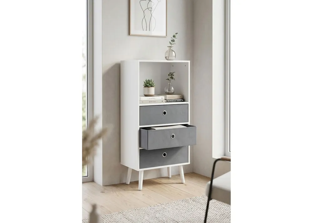 Estantería Faro 4 niveles 3 Cajones NW - Muebles