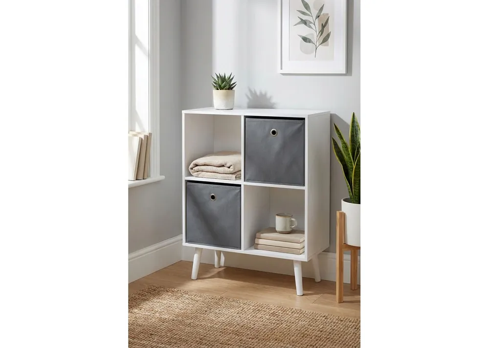 Estantería Faro 4 compartimentos 2 Cajones NW - Muebles