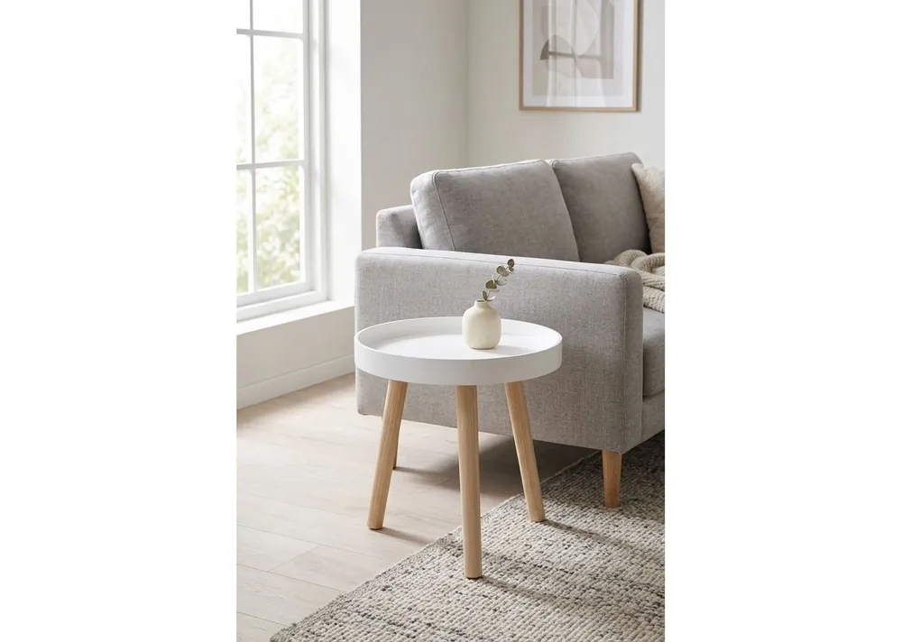 Mesita Auxiliar Madera Balder 60 cm - Mesas