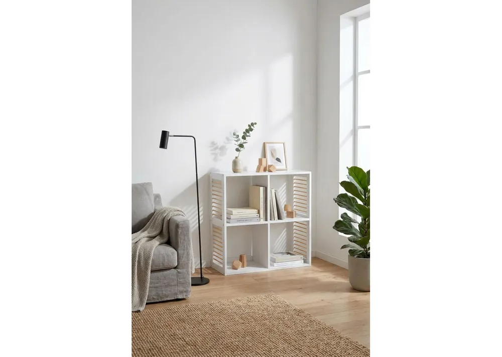Estante Haakon com 4 Compartimentos - Muebles
